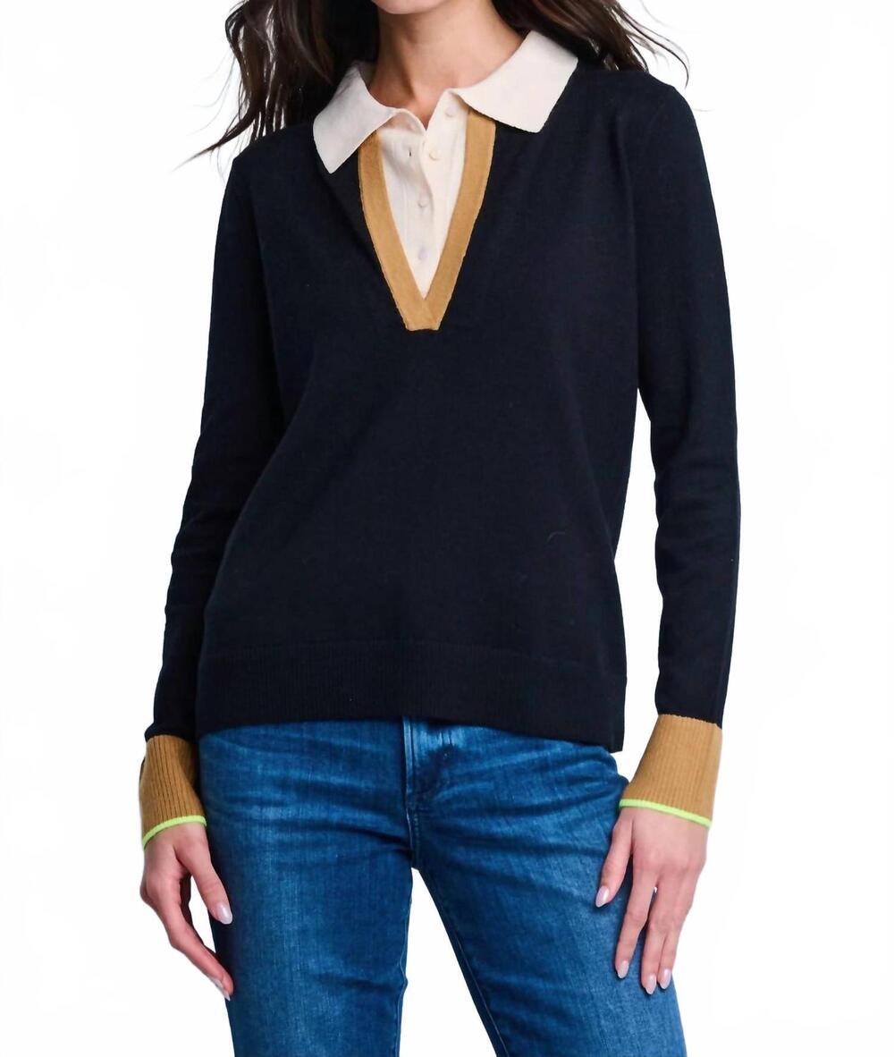 NEW LISA TODD double down sweater - plus in black